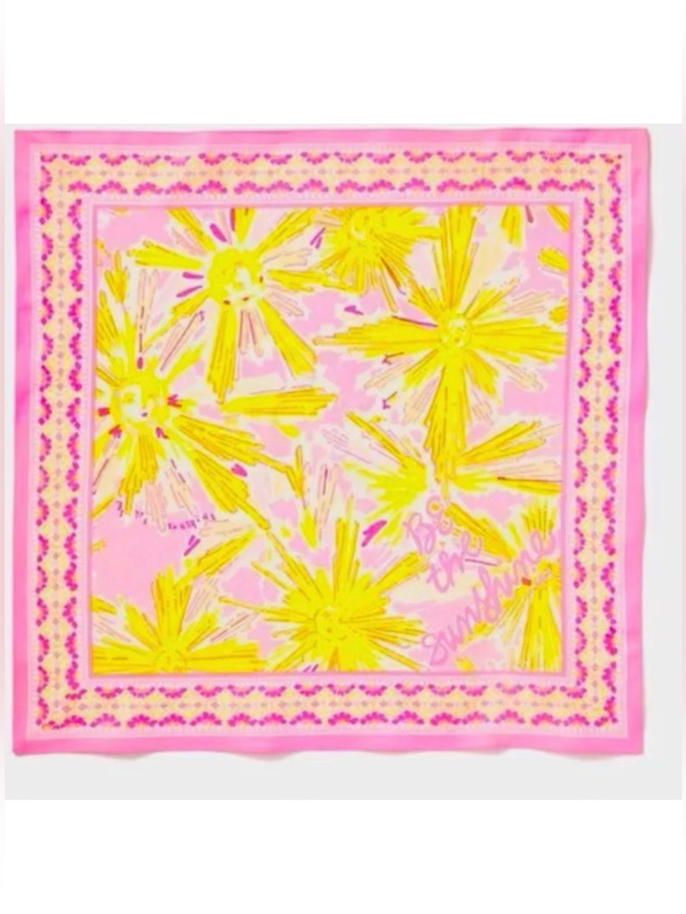 NWT Lilly Pulitzer scarf (multipurpose) | Be The Sunshine print